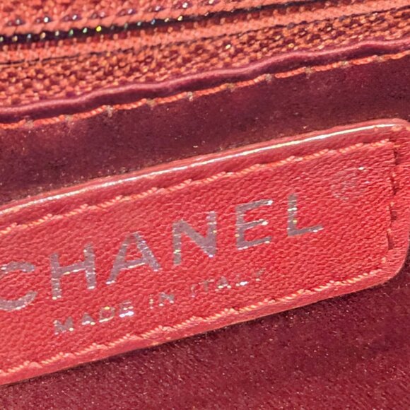 Chanel Burgundy Crystal Embellished Rectangular Classic Mini Flap Bag - Picture 11 of 16